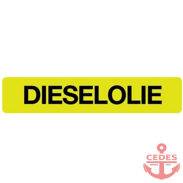 Sticker Dieselolie
