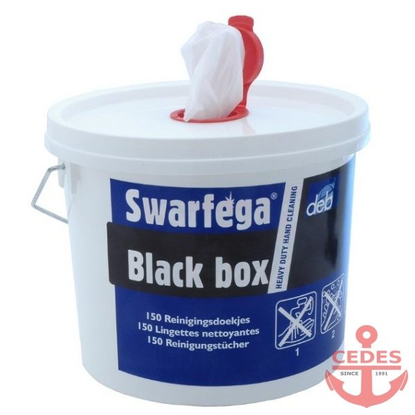 Swarfega Black Box 150 tissues
