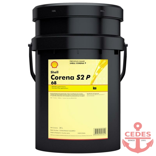 Shell Corena Compressorolie S2 P 68