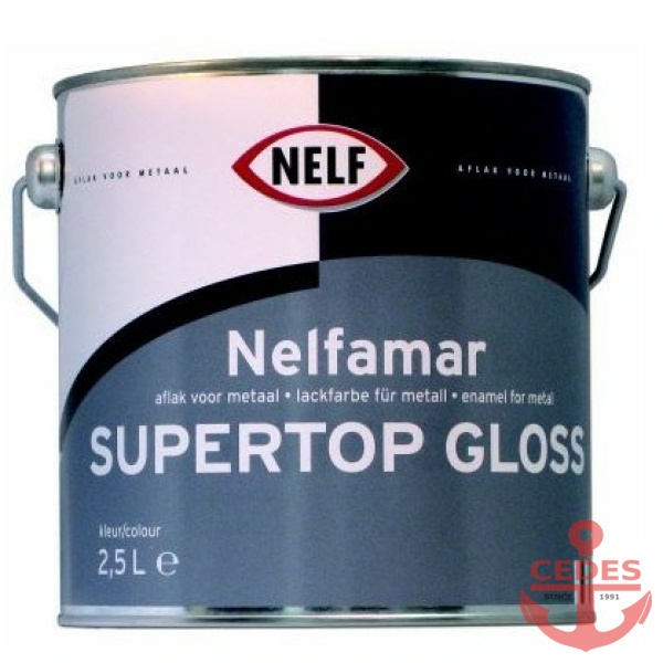 Nelfamar Supertop Gloss Sneeuwwit 2.5ltr